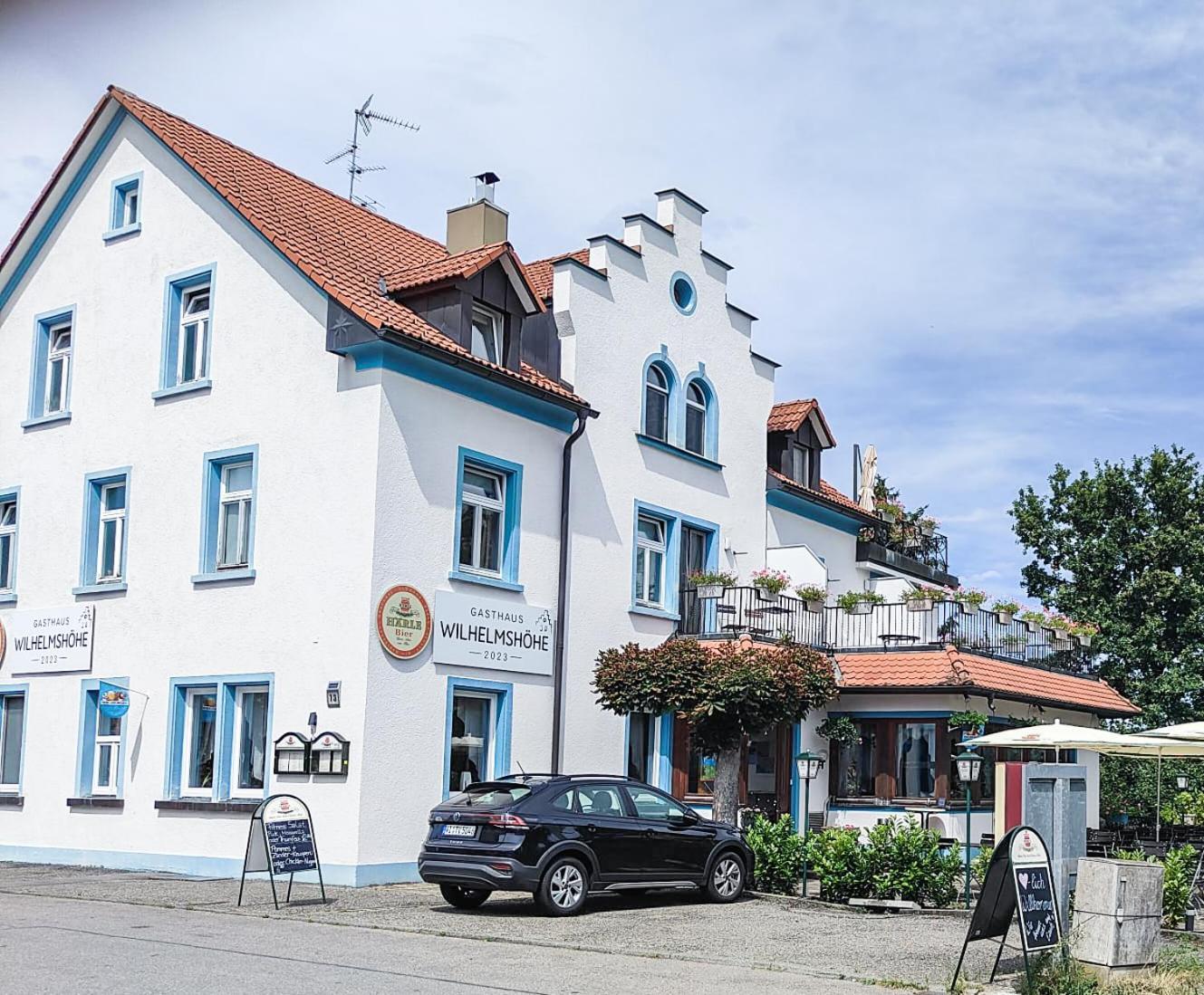 Gasthaus Wilhelmshoehe Wasserburg Exterior foto